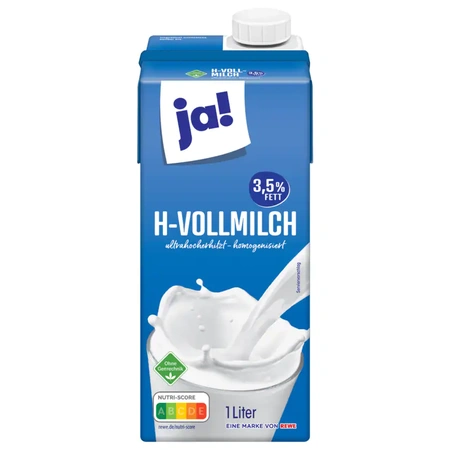 Ja H Vollmilch 3,5% 1,0l