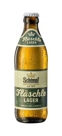Schimpf Fläschle Lager Kiste 20 x 0,33 l Glas