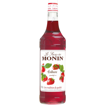 Monin Erdbeer Sirup 1,0l Literflasche
