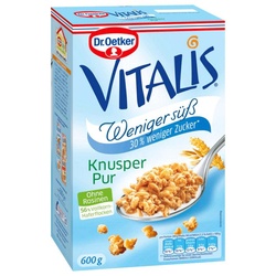 Vitalis Knusper Pur weniger süß 600gr