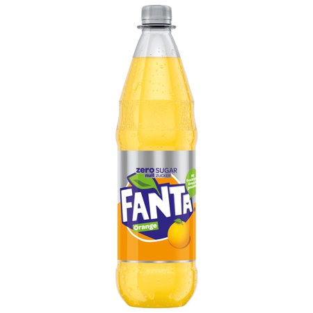 Fanta Zero 1.0l PET Flasche