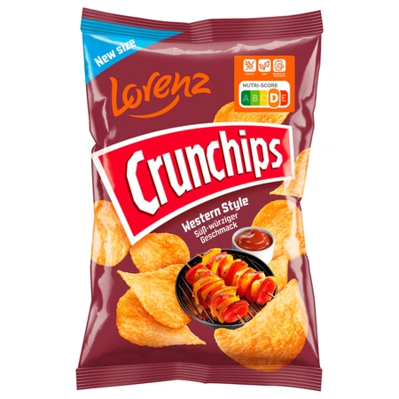 Lorenz Crunchips Western Style 150g