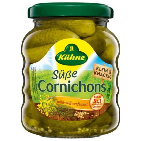 Kühne Süße Cornichons mild-süß 110g