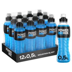 Powerade Sport Mountain Blast 12x0,5l PET-Tray