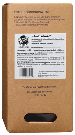 Schwip Schwap Bag in Box 10l