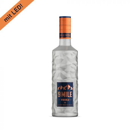 9 Mile Vodka 0,5l (inkl LED)