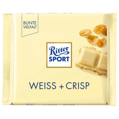 Ritter Sport Weiß + Crisp 100g