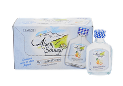 Alpenschnaps Williamsbirne 12x0,02l