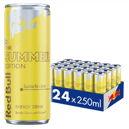 Red Bull The Summer Edition Sudachi Lime 24x0,25l Pfand