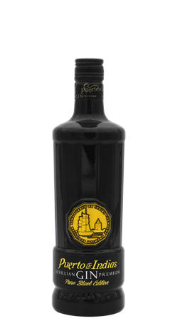 Puerto de Indias Premium Sevillian Dry Gin Pure Black Edition 0,7l