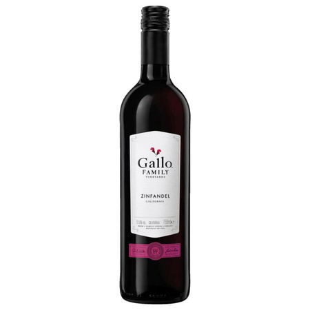 Gallo Zinfandel Rotwein 0,75l (Kalifornien, Rotwein halbtrocken)