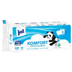 ja! Toilettenpapier Komfort 3-lagig 10x220 Blatt