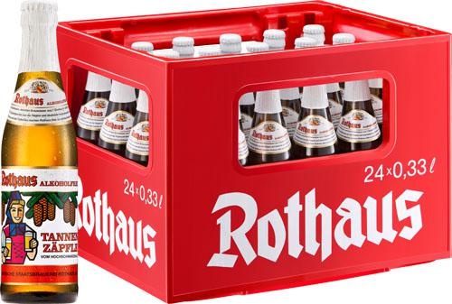Rothaus Tannenzäpfle Alkoholfrei 24x0,33l