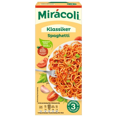 Mirácoli Spaghetti mit Tomatensauce 3 Portionen 397g
