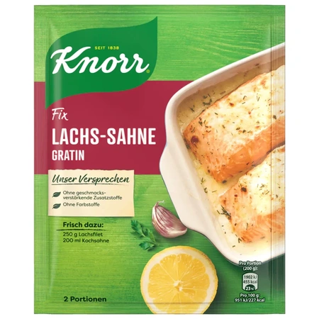 Knorr Fix Lachs-Sahne Gratin 2 Portionen