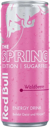 Red Bull Spring Edition Waldbeere Sugarfree 24x0,25l Pfand