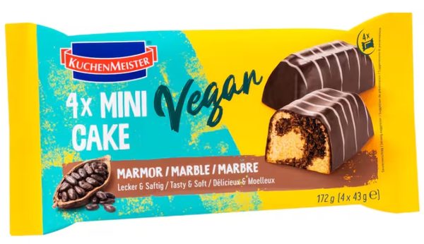Kuchenmeister 4 Mini Cakes vegan 172g