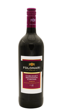 Folonari Rotwein Cabernet Sauvignon veneto 1 Liter (Italien)