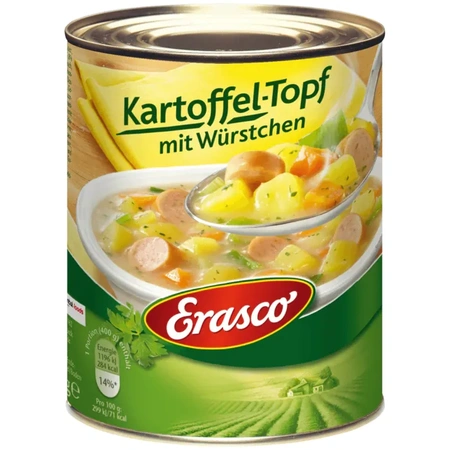 Erasco Kartoffeltopf mit Würstchen 800g