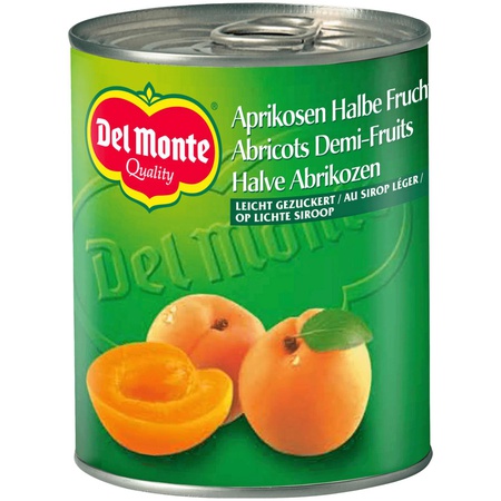 Del Monte Aprikosen halbe Frucht, leicht gezuckert, 135gr