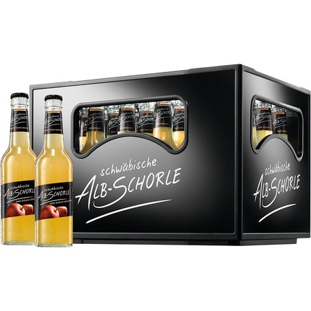 Alb Schorle Apfel naturtrüb 24x0,33l