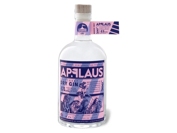 Applaus Dry Gin Original 43% 0,5l