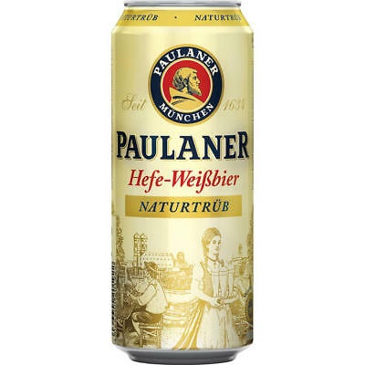 Paulaner Hefe Weißbier Dosen 24x0,5l