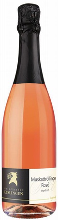 Esslinger Muskatttrollinger Rose Sekt dry 0,75l (Esslinger Schenkenberg, Sekt, trocken)