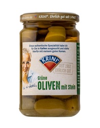 Krini Grüne Oliven mit Stein 314ml