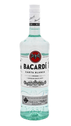 Bacardi Weisser Rum Carta Blanca 1,0l