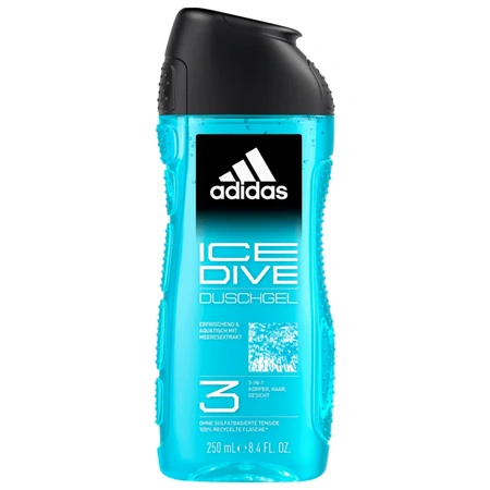 Adidas Men Duschgel Ice Dive 3in1 250ml