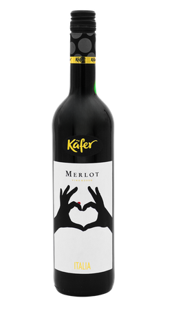 Käfer Merlot del Veneto Rotwein trocken 0,75l (Italien, Rotwein)
