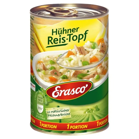 Erasco Hühner-Reistopf 400g