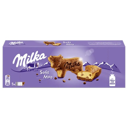 Milka Soft Moo 140g (Kuchen mit Alpenmilch Schokoladenstückchen)