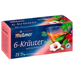 Meßmer 6 Kräuter Mischung 50g, 25 Beutel