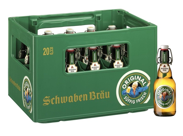 Schwaben Bräu Original 20x0,33l Bügel