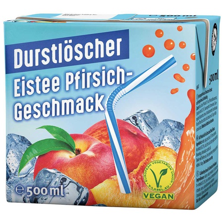 Durstlöscher Pfirsich Icetea 12x0,5l