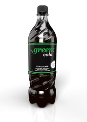 green cola 6x1,0l  *   0 Zucker , nur 2 Kalorien pro Flasche