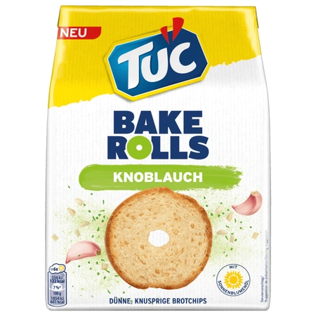 Bake Rolls Tuc Knoblauch 150gr