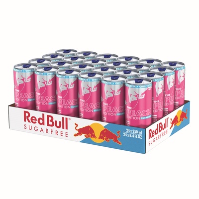 Red Bull The PEACH Edition SUGARFREE 24x0,25l