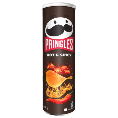 Pringles Hot & Spicy Chips 185g
