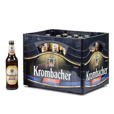 Krombacher Weizen Alkoholfrei 0,0% 20x0.5l