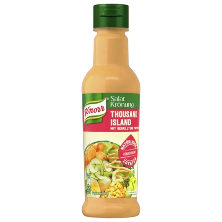 Knorr Salatkrönung Thousand Island Flasche 210ml (Dressing mit gegrillter Paprika)