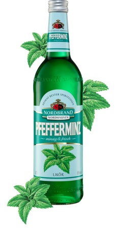 Nordbrand Nordhäuser Pfefferminzlikör 18%  0,7l