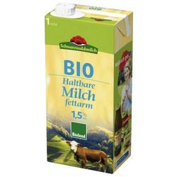 Schwarzwälder Bio H Milch 1,5% 12x1,0l