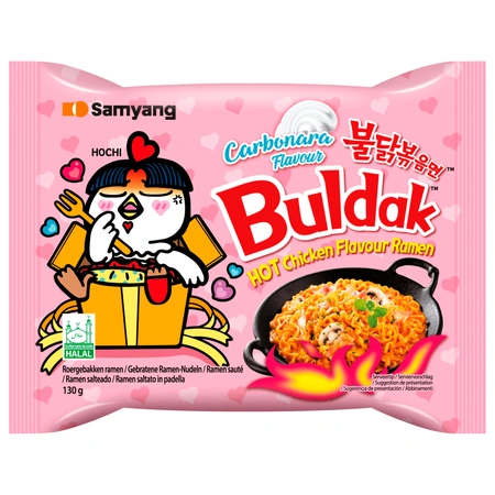 Samyang Buldak Hot Chicken Carbonara Flavor Ramen 130g