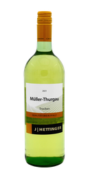 J Hettinger Weißwein Müller-Thurgau trocken 1l (DE-Pfalz QW, Müller-Thurgau Weißwein, trocken)