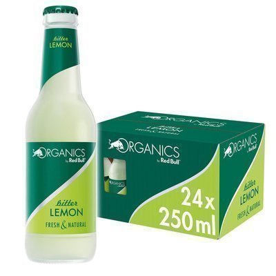 Red Bull Organics Bio Bitter Lemon 24x0,25l Glas