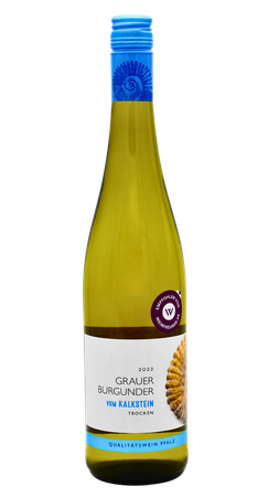 Grauburgunder Weißwein Kalkstein trocken 0,75l (Pfalz, Grauer Burgunder, trocken, Qualitätswein)